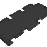 All-Weather Custom-Fit Floor Mats for Chrysler Pacifica Hybrid 2018-2025 with Non-Slip Backing - Black - 2nd Row