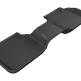 All-Weather Custom-Fit Floor Mats for Dodge Journey 2009-2020 with Non-Slip Backing - Black - 2nd Row