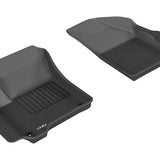 All-Weather Custom-Fit Floor Mats for Dodge Journey 2012-2020 with Non-Slip Backing - Black - 1st Row