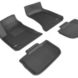 All-Weather Custom-Fit Floor Mats for Dodge Charger Rwd 2011-2023 with Non-Slip Backing - Black - 1st Row 2nd Row