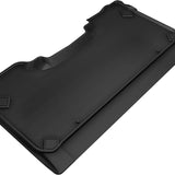 All-Weather Custom-Fit Floor Mats for Dodge Ram 1500 Crew Cab 2019-2025 with Non-Slip Backing - Black - 2nd Row