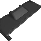 All-Weather Custom-Fit Floor Mats for Dodge Ram 2500 Mega Cab 2019-2024 with Non-Slip Backing - Black - 2nd Row