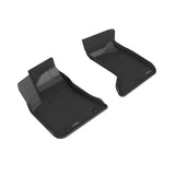 All-Weather Custom-Fit Floor Mats for Dodge / Chrysler Charger Awd / 300 Awd 2011-2023 with Non-Slip Backing - Black - 1st Row