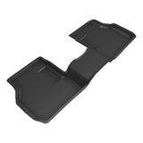 All-Weather Custom-Fit Floor Mats for Dodge / Alfa Romeo Hornet / Tonale 2023-2025 with Non-Slip Backing - Black - 2nd Row