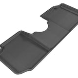 All-Weather Custom-Fit Floor Mats for Fiat 500L 2014-2020 with Non-Slip Backing - Black - 2nd Row