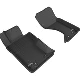 All-Weather Custom-Fit Floor Mats for Fiat 124 Spider 2017-2020 with Non-Slip Backing - Black - 1st Row