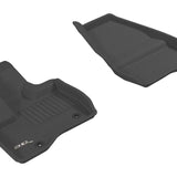 All-Weather Custom-Fit Floor Mats for Ford Explorer 2011-2014 with Non-Slip Backing - Black - 1st Row