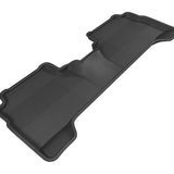 All-Weather Custom-Fit Floor Mats for Ford C-Max/Escape 2013-2018 with Non-Slip Backing - Black - 2nd Row