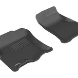 All-Weather Custom-Fit Floor Mats for Ford/Lincoln Expedition/Navigator 2007-2010 with Non-Slip Backing - Black - 1st Row