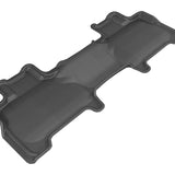 All-Weather Custom-Fit Floor Mats for Ford/Lincoln Expedition/Navigator 2007-2017 with Non-Slip Backing - Black - 2nd Row