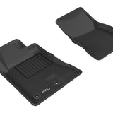All-Weather Custom-Fit Floor Mats for Ford Mustang 2015-2025 with Non-Slip Backing - Black - 1st Row
