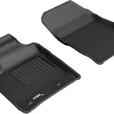 All-Weather Custom-Fit Floor Mats for Ford Ecosport 2018-2022 with Non-Slip Backing - Black - 1st Row
