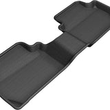 All-Weather Custom-Fit Floor Mats for Ford Ecosport 2018-2022 with Non-Slip Backing - Black - 2nd Row