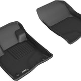 All-Weather Custom-Fit Floor Mats for Ford Escape 2020-2025 with Non-Slip Backing - Black - 1st Row