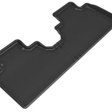 All-Weather Custom-Fit Floor Mats for Ford Mustang Mach-E 2021-2024 with Non-Slip Backing - Black - 2nd Row