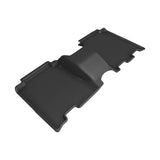 All-Weather Custom-Fit Floor Mats for Ford Bronco 2021-2025 with Non-Slip Backing - Black - 2nd Row