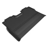 All-Weather Custom-Fit Floor Mats for Ford  F-150 Lightning Supercrew / F-250 / F-350 / F-450 Crew Cab 2015-2025 with Non-Slip Backing - Black - 2nd Row