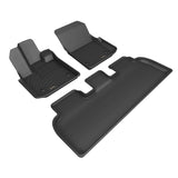 All-Weather Custom-Fit Floor Mats for Fisker Ocean 2023-2024 with Non-Slip Backing - Black - 1st Row 2nd Row