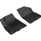 All-Weather Custom-Fit Floor Mats for GMC / Chevrolet Acadia / Blazer 2017-2025 with Non-Slip Backing - Black - 1st Row