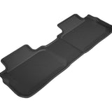 All-Weather Custom-Fit Floor Mats for GMC / Chevrolet / Cadillac Acadia / Blazer / Xt6 2020-2025 with Non-Slip Backing - Black - 2nd Row