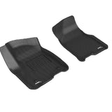 All-Weather Custom-Fit Floor Mats for GMC / Chevrolet Yukon / Yukon Xl / Tahoe / Suburban 2021-2025 with Non-Slip Backing - Black - 1st Row