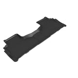 All-Weather Custom-Fit Floor Mats for GMC / Chevrolet Yukon/Yukon Xl/Tahoe/Suburban 2021-2025 with Non-Slip Backing - Black - 2nd Row