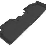 All-Weather Custom-Fit Floor Mats for Honda Civic Coupe 2006-2011 with Non-Slip Backing - Black - 2nd Row