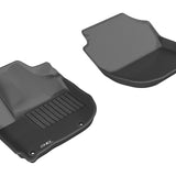 All-Weather Custom-Fit Floor Mats for Honda Fit / Hr-V 2015-2022 with Non-Slip Backing - Black - 1st Row
