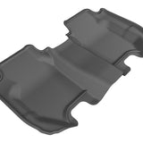 All-Weather Custom-Fit Floor Mats for Honda Fit 2015-2020 with Non-Slip Backing - Black - 2nd Row