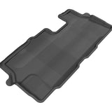 All-Weather Custom-Fit Floor Mats for Honda Pilot 2009-2015 with Non-Slip Backing - Black - 3rd Row