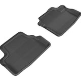 All-Weather Custom-Fit Floor Mats for Honda Accord Coupe 2008-2012 with Non-Slip Backing - Black - 2nd Row