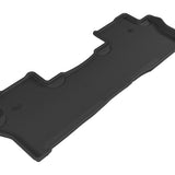 All-Weather Custom-Fit Floor Mats for Honda Passport / Pilot 2019-2025 with Non-Slip Backing - Black - 2nd Row