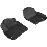 All-Weather Custom-Fit Floor Mats for Honda Cr-V 2017-2022 with Non-Slip Backing - Black - 1st Row