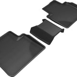 All-Weather Custom-Fit Floor Mats for Honda Accord 2018-2022 with Non-Slip Backing - Black - 2nd Row