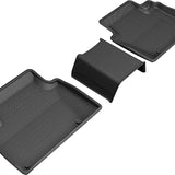 All-Weather Custom-Fit Floor Mats for Honda Clarity Plug-In Hybrid 2018-2021 with Non-Slip Backing - Black - 2nd Row