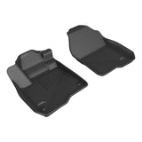 All-Weather Custom-Fit Floor Mats for Honda Cr-V 2023-2025 with Non-Slip Backing - Black - 1st Row