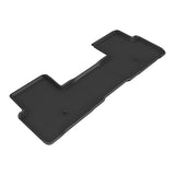 All-Weather Custom-Fit Floor Mats for Honda Pilot 2023-2025 with Non-Slip Backing - Black - 2nd Row