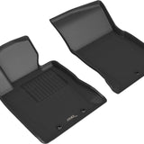 All-Weather Custom-Fit Floor Mats for Hyundai Genesis Coupe 2013-2016 with Non-Slip Backing - Black - 1st Row