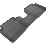 All-Weather Custom-Fit Floor Mats for Hyundai Veloster 2012-2017 with Non-Slip Backing - Black - 2nd Row