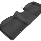 All-Weather Custom-Fit Floor Mats for Hyundai Azera 2012-2017 with Non-Slip Backing - Black - 2nd Row