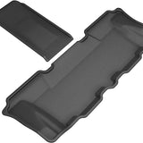 All-Weather Custom-Fit Floor Mats for Hyundai Santa Fe/ Santa Fe Xl 2013-2019 with Non-Slip Backing - Black - 3rd Row