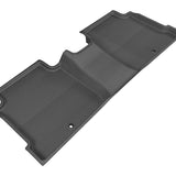 All-Weather Custom-Fit Floor Mats for Hyundai/Kia Sonata/ Sonata Hybrid/ Optima 2015-2020 with Non-Slip Backing - Black - 2nd Row