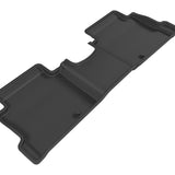 All-Weather Custom-Fit Floor Mats for Hyundai Elantra Sedan 2017-2020 with Non-Slip Backing - Black - 2nd Row