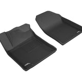 All-Weather Custom-Fit Floor Mats for Hyundai Elantra Gt 2018-2020 with Non-Slip Backing - Black - 1st Row