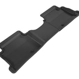 All-Weather Custom-Fit Floor Mats for Hyundai Elantra Gt 2018-2020 with Non-Slip Backing - Black - 2nd Row