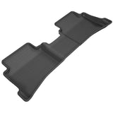 All-Weather Custom-Fit Floor Mats for Hyundai Accent Sedan 2018-2022 with Non-Slip Backing - Black - 2nd Row