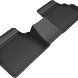 All-Weather Custom-Fit Floor Mats for Hyundai / Kia Sonata / K5 Fwd 2020-2025 with Non-Slip Backing - Black - 2nd Row