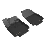 All-Weather Custom-Fit Floor Mats for Hyundai Ioniq 6 2023-2025 with Non-Slip Backing - Black - 1st Row