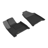 All-Weather Custom-Fit Floor Mats for Hyundai Santa Fe Gas 2024-2025 with Non-Slip Backing - Black - 1st Row