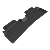 All-Weather Custom-Fit Floor Mats for Hyundai Kona Electric 2024-2025 with Non-Slip Backing - Black - 2nd Row